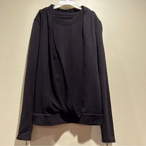 Karen Mullen sweatshirt with mesh.